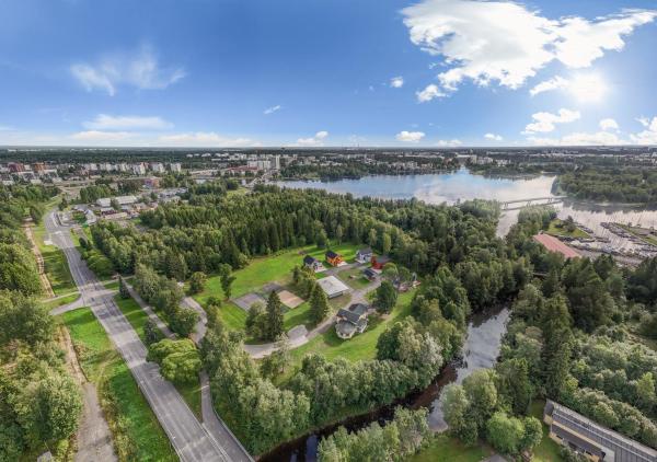 Na fotografii je vidět objekt Villa Uleå - Villa Oulu nacházející se ve městě Oulu.