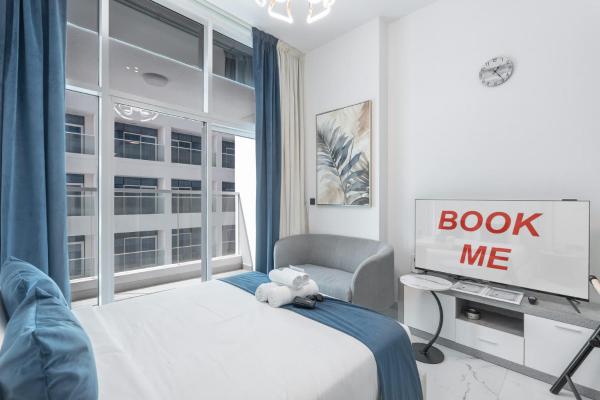 A la foto es mostra l'objecte StayShort - Al Barsha Studio sleeps 2 in a Great Location situat a la ciutat de Dubai.