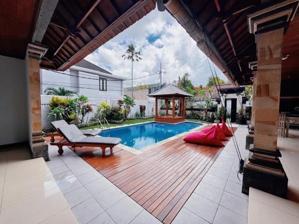På billedet ses objektet Soluna Homestay Bali beliggende i byen Badung.