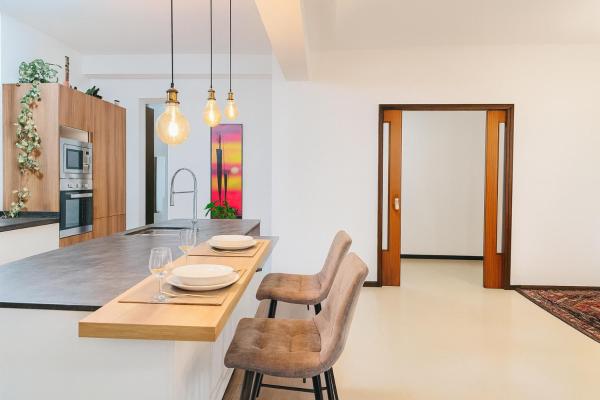 Auf dem Foto ist das Objekt Suite Enes Terrazza con vista e relax in centro città in der Stadt Triest zu sehen.
