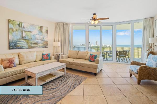 På billedet ses objektet Caribe Resort 809D by Liquid Life beliggende i byen Orange Beach.