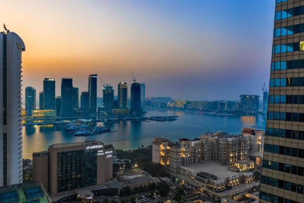 A la foto es mostra l'objecte Elegant 2BR - Stunning Sea Views & Prime Location situat a la ciutat de Dubai.