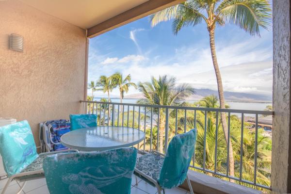 På billedet ses objektet Menehune Shores 601 condo beliggende i byen Kihei.