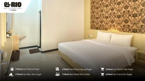 På billedet ses objektet El Rio Alun-Alun Tegal Hotel by Sajiwa beliggende i byen Tegal.