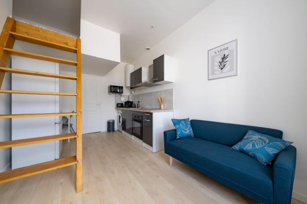 På billedet ses objektet Le Repos Doullenais - Studio pour 2 personnes beliggende i byen Beauval.