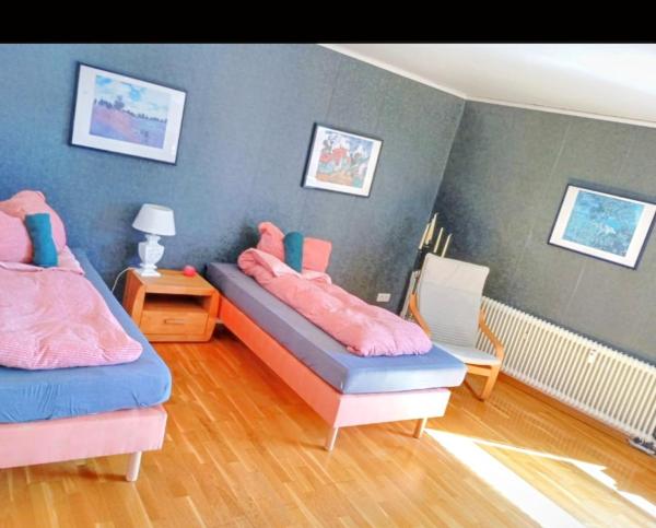 Kuvassa näkyy kohde Alte Backstube mit 3 Ferienwohnungen eingerichtet für Monteure und Firmen, joka sijaitsee kaupungissa Lügde.