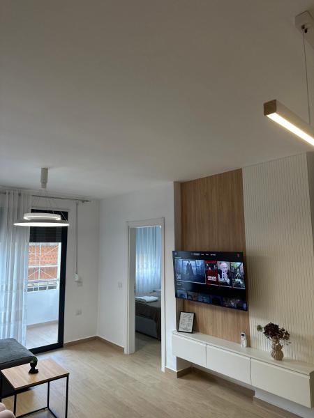 Na fotografii je vidět objekt Finn Modern Seaside Apartment nacházející se ve městě Durrës.