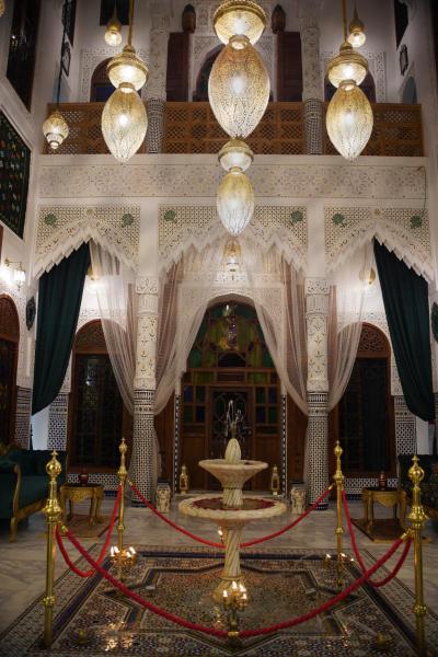 A la foto es mostra l'objecte Riad Jnane Medina & Luxury Palace situat a la ciutat de Fes.