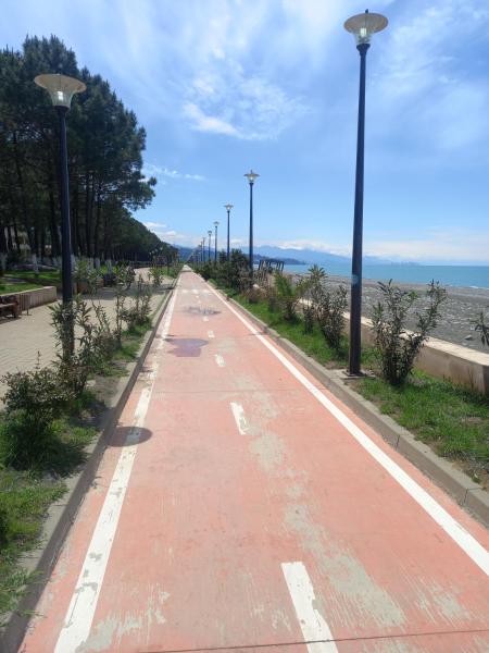 A la foto es mostra l'objecte Квартира на пляже в Кобулети situat a la ciutat de Kobuleti.