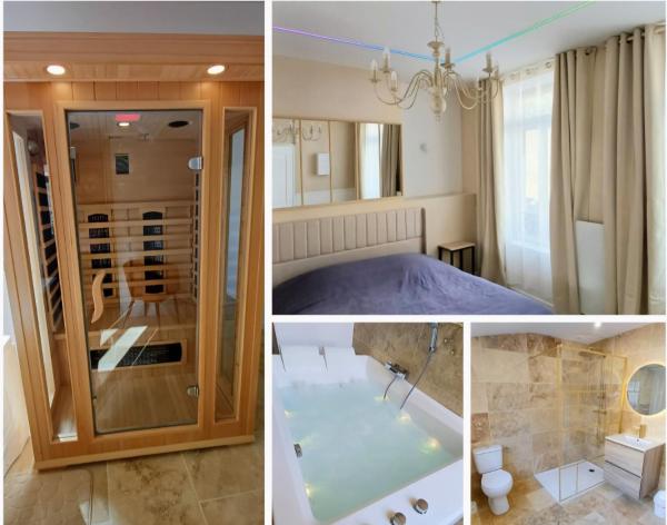A la foto es mostra l'objecte T2 Cosy Spa & Sauna situat a la ciutat de Nesle.