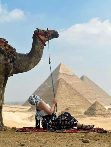 Na fotografii je vidět objekt Desert Glow Pyramids INN nacházející se ve městě Káhira.