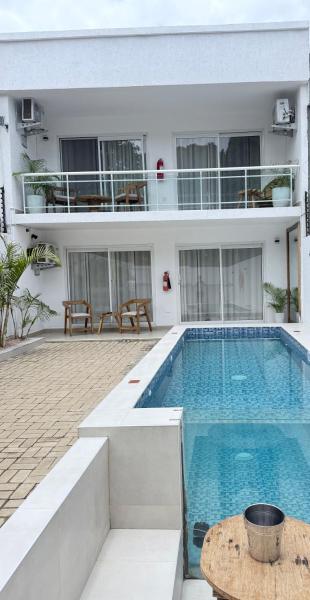 Na fotografii je vidět objekt The Prime Escape Town House nacházející se ve městě Arusha.