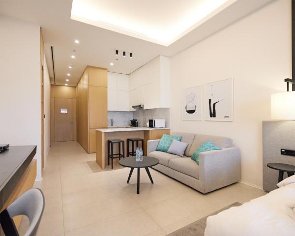 A la foto es mostra l'objecte Modern studio in Anantara Resort The Palm situat a la ciutat de Dubai.