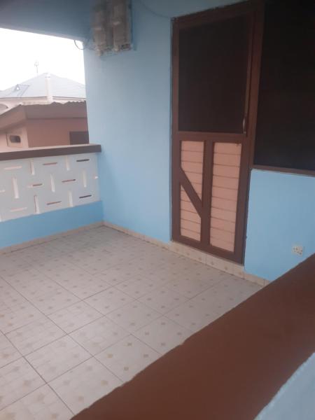 The photo shows the Emmanuel's rentals located in the city of Tema.