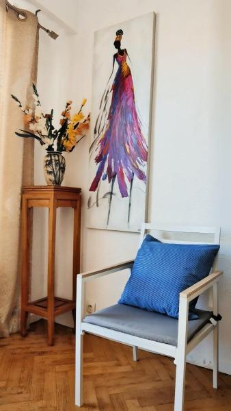 Double bedroom appartement Balcony Central City AC, Nizza