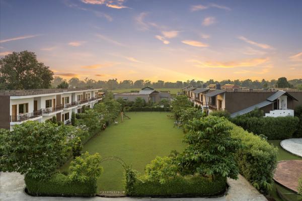 På billedet ses objektet Echor The Corbett Nishk Resort Jim Corbett beliggende i byen Kānda.