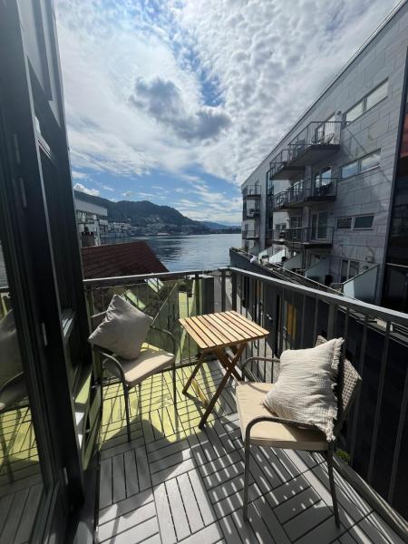 A la foto es mostra l'objecte Apartment in Bergen with sea view situat a la ciutat de Bergen.