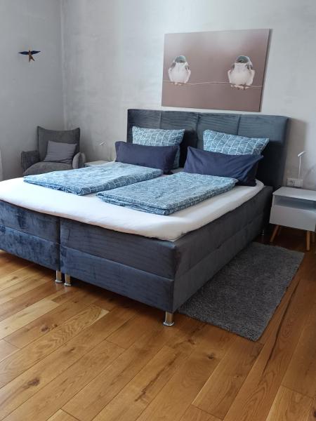 照片显示了位于Oelde市的Ferienwohnung Haus Knäppen Size M物件。