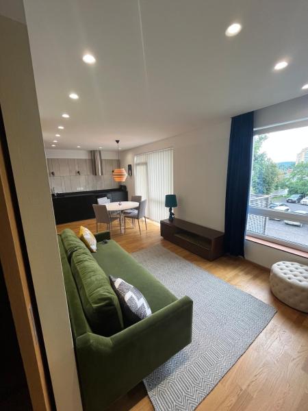 A la foto es mostra l'objecte Modern&comfy stay for 2 situat a la ciutat de Vílnius.