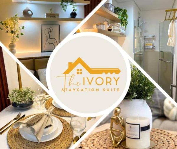 A la foto es mostra l'objecte THE IVORY STAYCATION suite at Hope Residences Trece Martires Cavite situat a la ciutat de Bitangan.