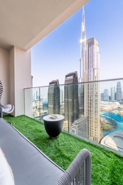 På billedet ses objektet Luxurious 4BR, Burj Khalifa & full fountain view, Downtown Dubai beliggende i byen Dubai.