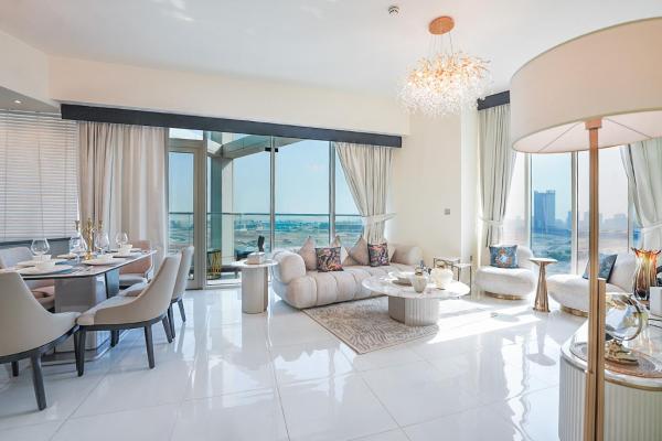 A la foto es mostra l'objecte EasyGo - Elegant 2 Bedroom near Miracle Garden situat a la ciutat de Dubai.