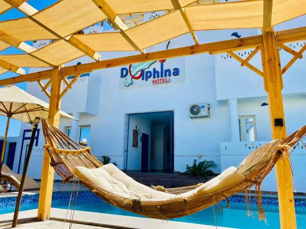 A la foto es mostra l'objecte Dolphina hotel & Restaurant situat a la ciutat de Dahab.