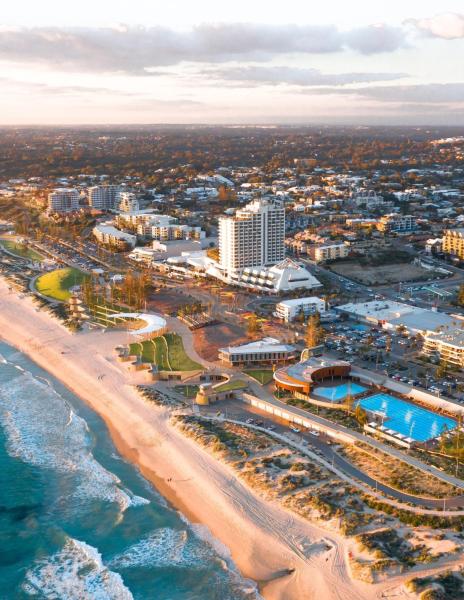 Nella foto è visibile l'oggetto Rendezvous Hotel Perth Scarborough situato nella città di Perth.