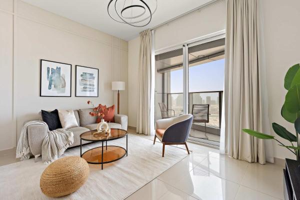 A la foto es mostra l'objecte Silkhaus Premier 2BR Apartment in Marina Bay situat a la ciutat de Mushayrib.