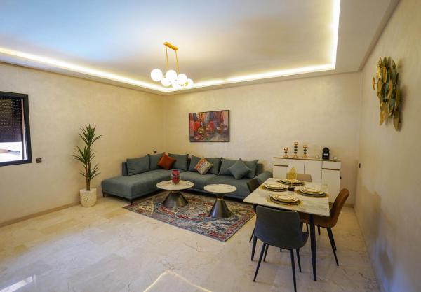 Na fotografii je vidět objekt Spacieux et luxueux appartement nacházející se ve městě Marakéš.