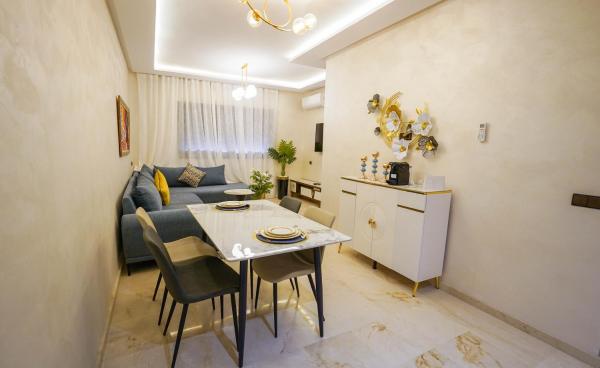 Auf dem Foto ist das Objekt Charmant appartement in der Stadt Marrakesch zu sehen.