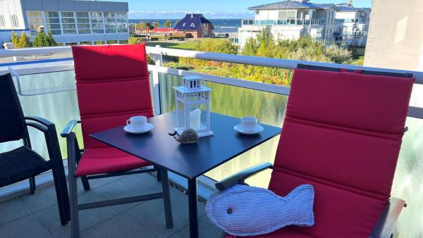 Na fotografii je vidět objekt Yachthafenresidenz - Wohnung 6302 / 835 nacházející se ve městě Kühlungsborn.