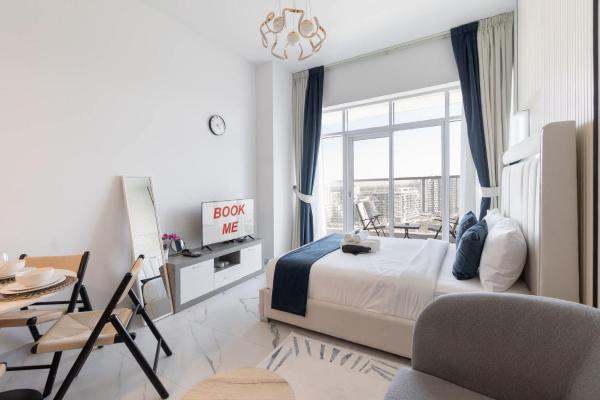A la foto es mostra l'objecte StayShort - Al Barsha Apartment Sleeps 2 with a Swimming Pool situat a la ciutat de Dubai.