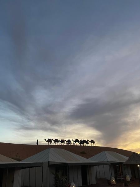 En la foto se muestra el objeto Merzouga ubicado en la ciudad de Merdani.