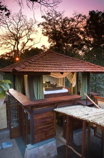 På billedet ses objektet Baghvan Pench National Park - A Taj Safari Lodge beliggende i byen Behrai.