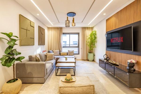 Na fotografii je vidět objekt Magnifique appartement 2 chambres à Menara Garden Marrakech nacházející se ve městě Marakéš.