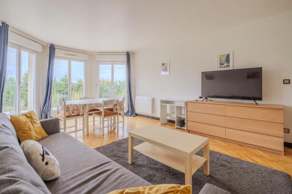 På billedet ses objektet 10 min to Disney - Beautiful apartment - 6P beliggende i byen Montévrain.