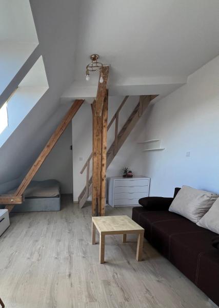 A la foto es mostra l'objecte Loft pod belką situat a la ciutat de Ełk.