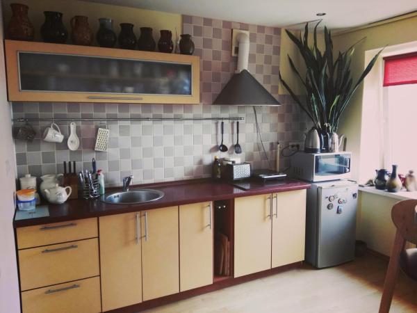 Auf dem Foto ist das Objekt Green Hall apartment in der Stadt Gaveikėnai zu sehen.