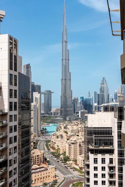 På billedet ses objektet Chic Studio Near Burj Khalifa beliggende i byen Dubai.