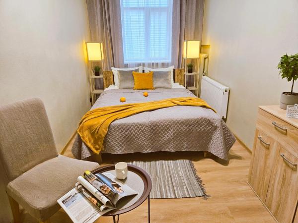 A la foto es mostra l'objecte Centrally located Compact 2BR Apartment Ground Floor situat a la ciutat de Riga.