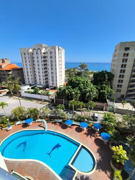 Na fotografii je vidět objekt Apartamento de Ensueño en Belair Frente al Mar nacházející se ve městě Caraballeda.