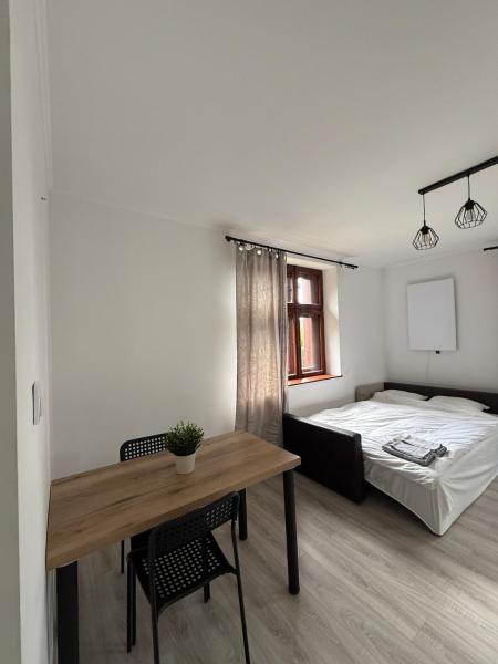 A la foto es mostra l'objecte Parkowa Apartment situat a la ciutat de Wadowice.