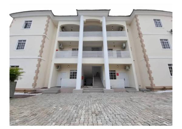 På billedet ses objektet Fort Fountain Apartments beliggende i byen Abuja.