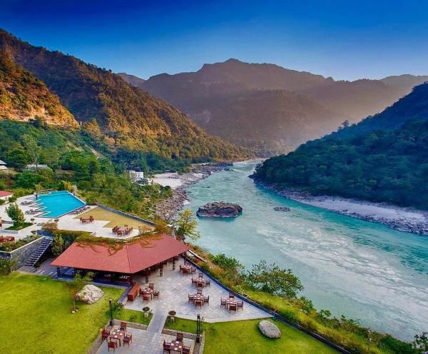 På billedet ses objektet Aloha 1 & 2 BHK with Infinity Pool beliggende i byen Rishikesh.