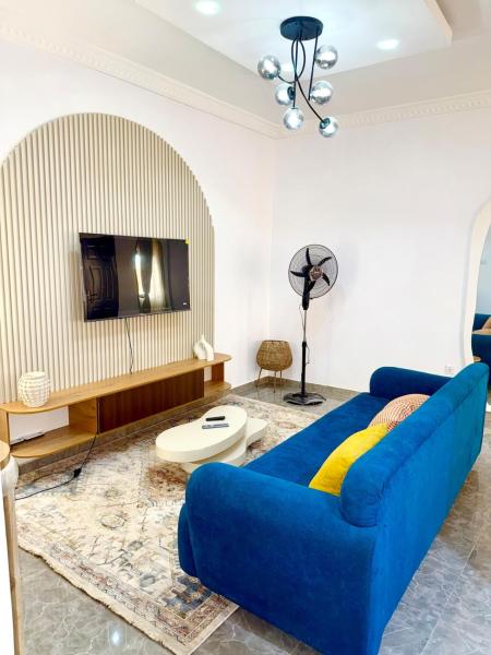 A la foto es mostra l'objecte Luxury 1BR apartment with free wifi situat a la ciutat de Lagos.