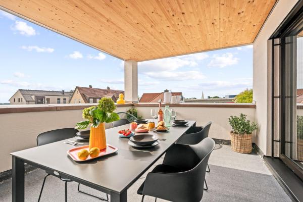 Penthouse Mit Traumhafter Terrasse Klimatisiert - Friedrichshafen