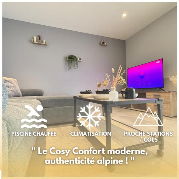 På billedet ses objektet Appartement Le Cosy Proche Station Ski - Piscine beliggende i byen Saint-Avre.