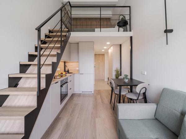 A la foto es mostra l'objecte Loft 10 situat a la ciutat de Vílnius.