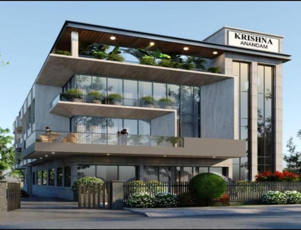 A la foto es mostra l'objecte Hotel Krishna Anandam situat a la ciutat de Vrindāvan.
